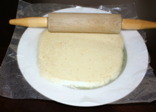 Roll the paneer to the desired thickness 