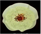 Kheera ka Raita / Yogurt with cucumber