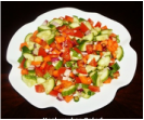 Kachumber salad- Indian cucumber, Tomato and Onion salad