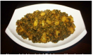 Aloo Palak ki sabzi / Spinach with Potatoes