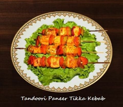   Tandoori Paneer Tikka Kebab 