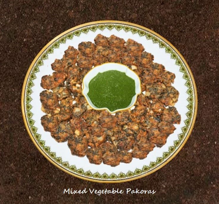 Mixed vegetable pakoras