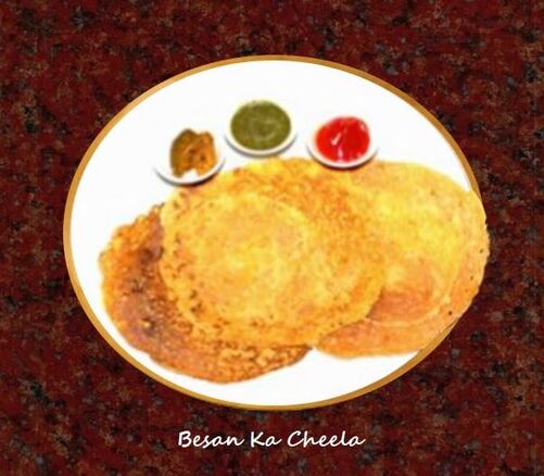 Besan Cheela / Gram Flour Pancake