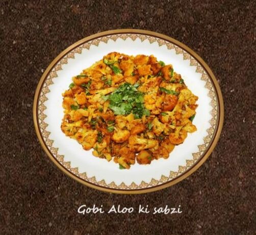 Gobi Aloo ki sabzi / Cauliflower with potato /Phool Gobi