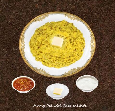 Moong Dal with Rice khichdi